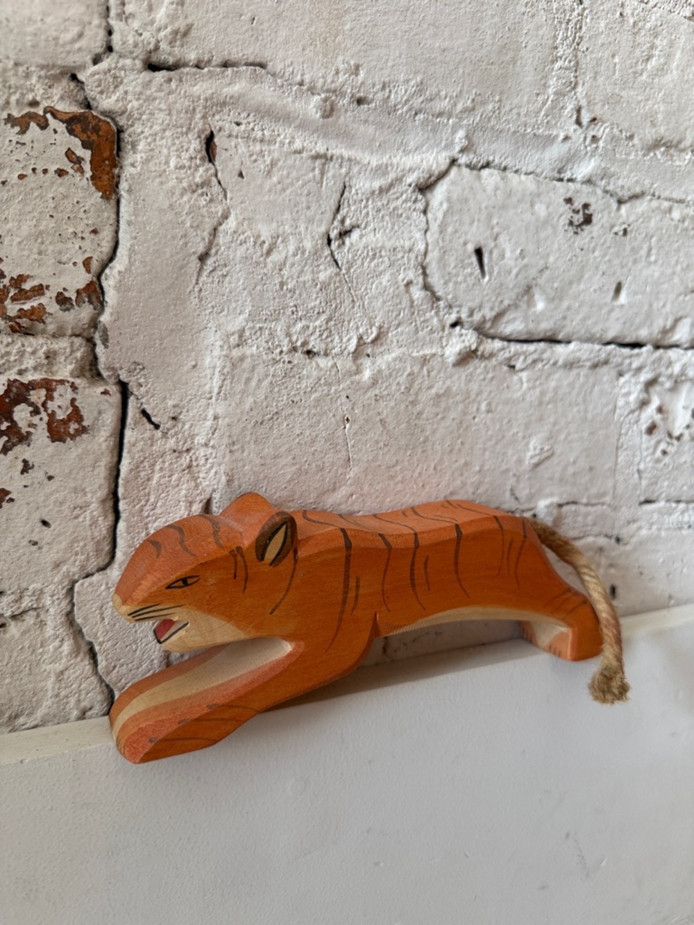 Ostheimer Handcrafted Wooden Tiger Toy